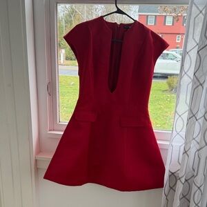 Fashion Nova Vibrant Red Mini Dress